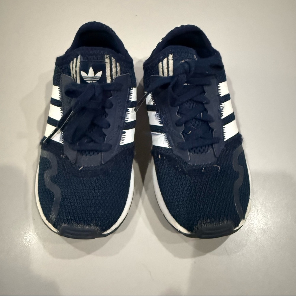 Adidas Kids Navy and White Sneakers  Size 12K